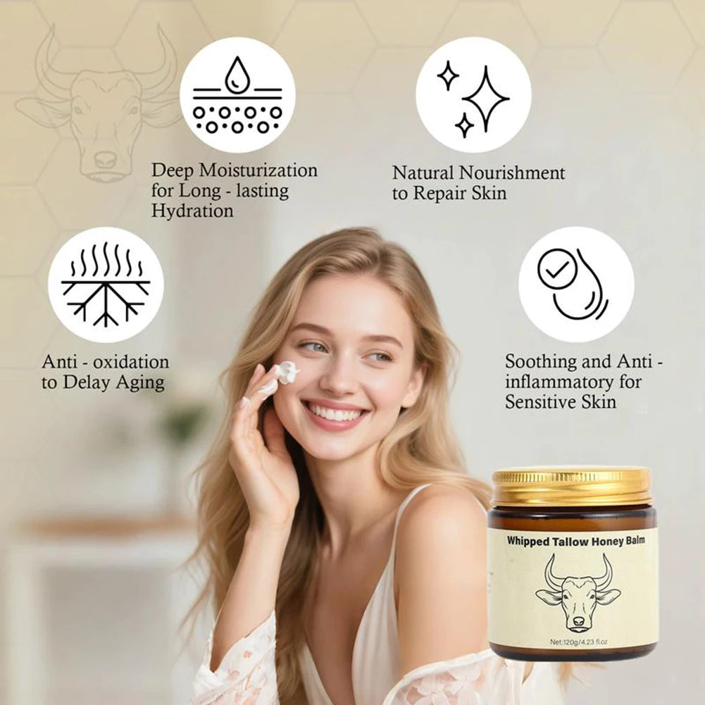 Whipped Tallow & Honey Balm